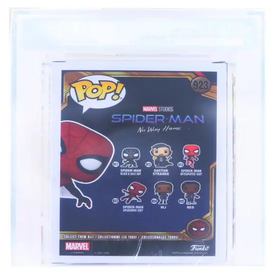 Marvel Spiderman No Way Home Funko POP | Spiderman Upgrade Suit | Rated AFA 9.0 {3}