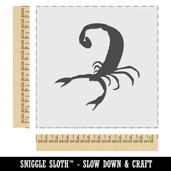 Scorpion Insect Solid Wall Cookie DIY Craft Reusable Stencil {1}
