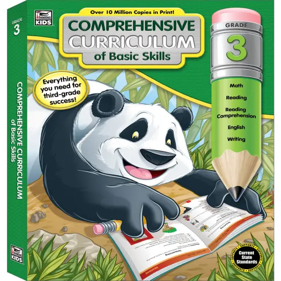 Carson Dellosa Comprehensive Curriculum of Basic Skills 3rd Grade Workbook, Reading Comprehension, Language Arts, Spelling, Grammar, Math, and Writing Practice, Classroom or Homeschool Curriculum {1}
