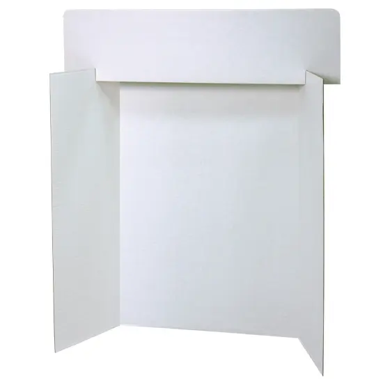 Presentation Board Headers, White, 36" x 9.5", Pack of 12 Boards {3}