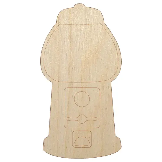 Gumball Machine Unfinished Wood Shape Piece Cutout for DIY Craft Projects {7}
