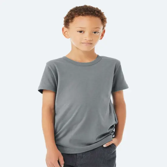 BELLA + CANVAS&reg; Youth Jersey Tee - 3001Y Military Green {5}