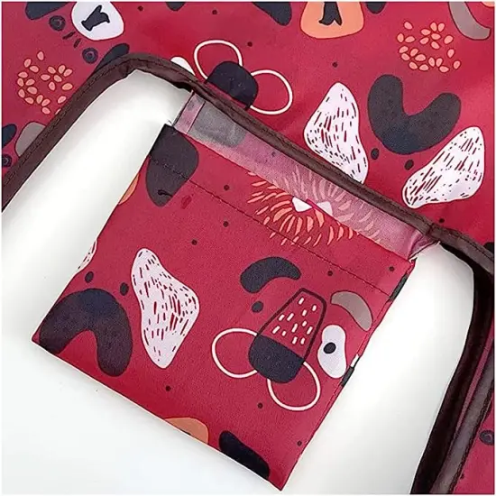 Wrapables JoliBag Collection Reusable Shopping Bag (Set of 6) Cat & Dog Faces {4}