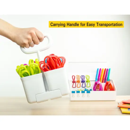 Art & Scissor Caddy with 24 Pack of Blunt Tip Kids Scissors {2}