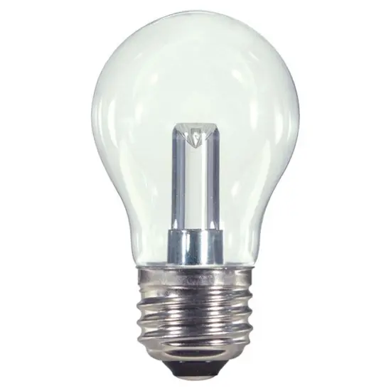 1.4w LED 120v A15 Clear E26 Medium base 2700K Warm White {1}