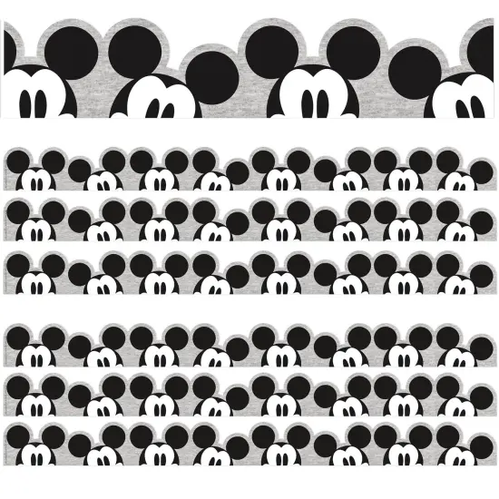 Mickey Mouse&reg; Throwback Peeking Mickeys Extra Wide Deco Trim&reg;, 37 Feet Per Pack, 3 Packs {1}
