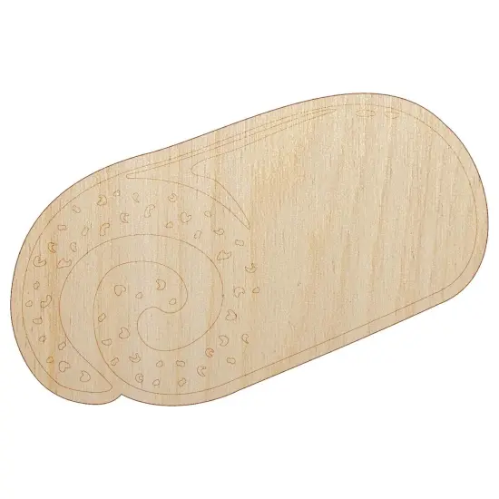 Swiss Roll Cream Cake Unfinished Wood Shape Piece Cutout for DIY Craft Projects {7}