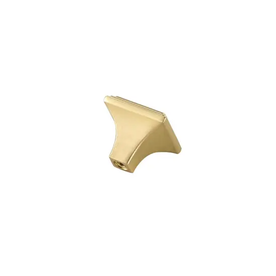 Wilow 1" Brushed Gold Square Knob Multipack (Set of 10) {5}