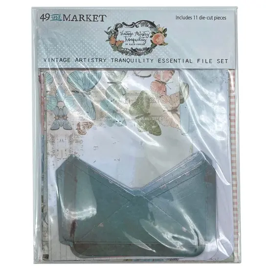 Vintage Artistry Tranquility Essential File Set-11/Pkg {1}