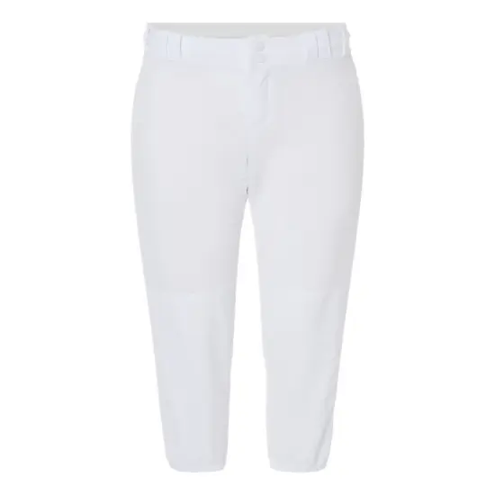 Alleson Athletic&reg; Women's Belt Loop Fast-Pitch Pants White {1}