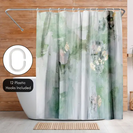 Americanflat 71" x 74" Shower Curtain, Leaf It Alone by Christine Olmstead {5}