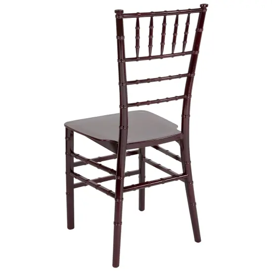 Emma and Oliver Resin Stacking Dining Chiavari Chair Rose Gold {8}