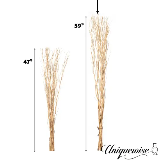 Uniquewise 12 pcs Natural Decorative Dry Branches Authentic Sticks, Home Decoration and Wedding Craft, DIY Greenery Plants Craft Vases fillers Garden Hotel Farmhouse Decor {3}