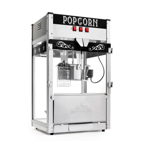 Olde Midway Commercial Popcorn Machine Maker Popper with Large 12-Ounce Kettle {1}