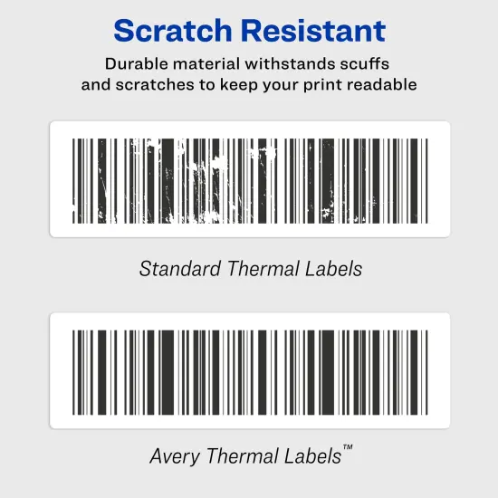 Avery Thermal Roll Labels, 4" x 6", White, 220 Shipping Labels Per Roll, 4 Rolls (4157) {6}