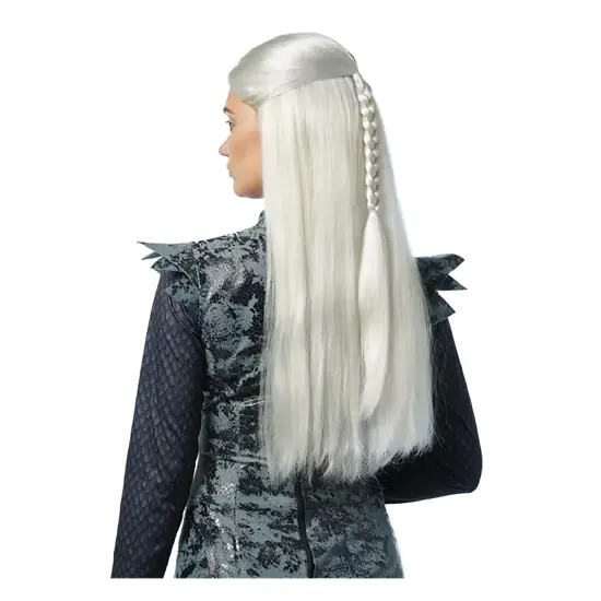 Dragon Princess Adult Platinum Costume Wig {1}