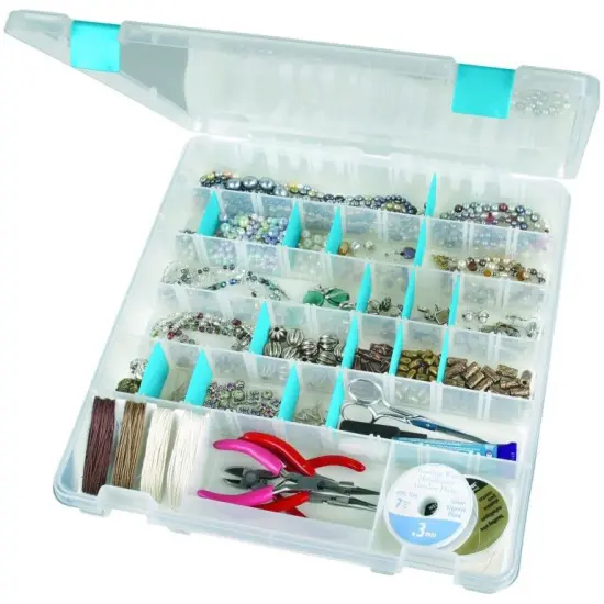 ArtBin Tarnish Inhibitor Super Satchel 8-20 Compartment-15"X14"X2" Translucent {3}