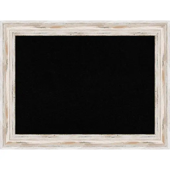Alexandria Wood Framed Corkboard, Black Cork Greywash {7}