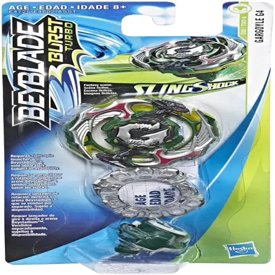 Beyblade Burst Turbo Slingshock Single Battling Top | Gargoyle G4 {3}