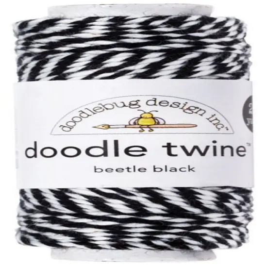 Doodle Twine Singles 20yd-Beetle Black {1}