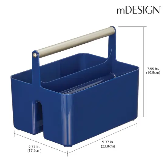 mDesign Plastic Shower Caddy Storage Organizer Utility Tote {3}