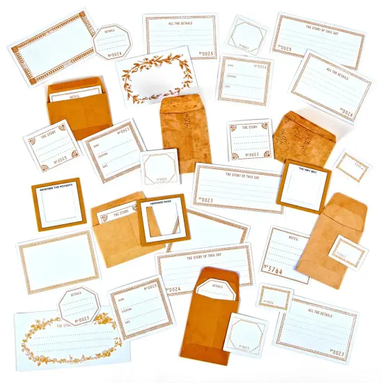 Color Swatch: Peach Envelope Bits-37/Pkg {3}