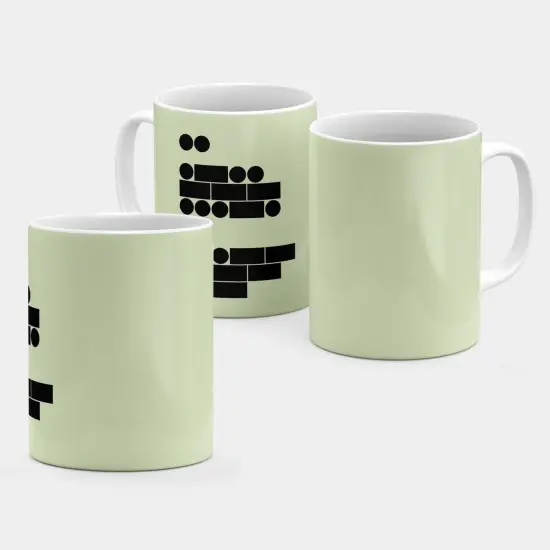 Morse Code I Love You 11 Oz Mug VII {3}