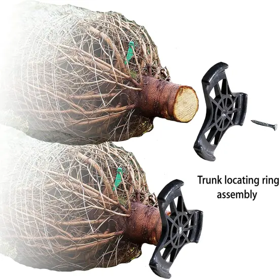 Northlight Red Christmas Tree Stand with Clamping System - For Live Trees up to 7' {6}