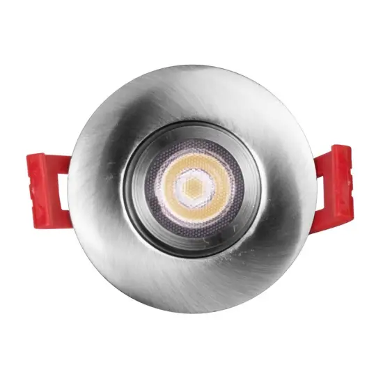 NICOR 2-inch LED Gimbal Recessed Downlight in Nickel, 4000K {2}