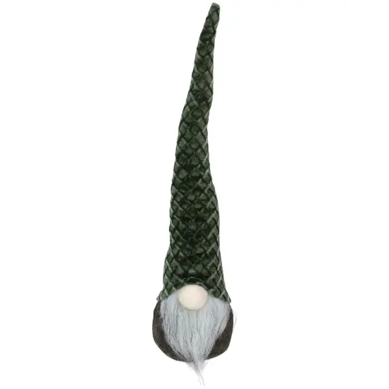 Northlight Pointy Hat Gnome Christmas Decoration - 18" - Dark Green {1}