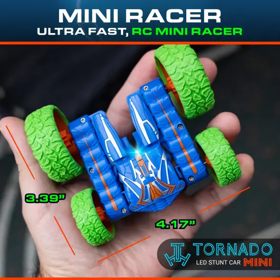 Force1 Mini Tornado LED Remote Control Car for Kids {6}