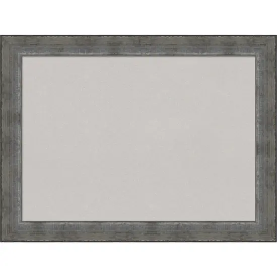 Forged Pewter Wood Framed Corkboard, Grey Cork {7}