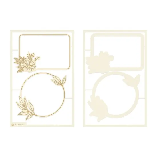 P13 Die-Cut Chipboard Embellishments 4"X6"-#04 {3}