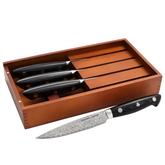 KRAMER by ZWILLING EUROLINE Damascus Collection 4-pc Steak Set {1}