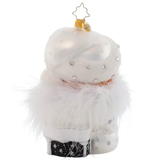 Christopher Radko Christopher Radko Holiday "Star" Glass Christmas Ornament 1021465 White {4}