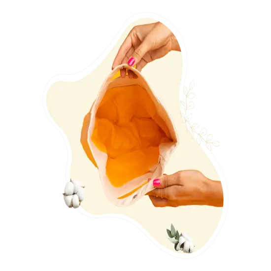 Canvas Lunch Tote Bag {3}