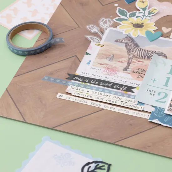 Maggie Holmes Woodland Grove Washi Tape 7/Pkg-W/Gold Foil Accents {4}