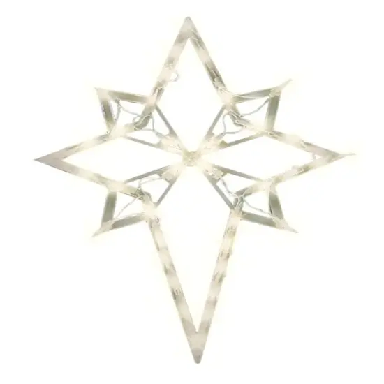 Impact Innovations 22" Lighted Star of Bethlehem Christmas Window Silhouette Decoration ASIN: B000WZL5GQ View on Amazon, Cross {3}