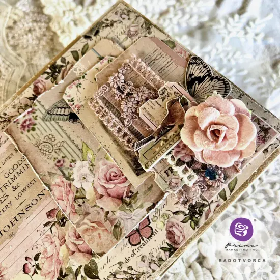 French Blue By Frank Garcia Chipboard Stickers 27/Pkg-Shapes W/Foil Accents {2}