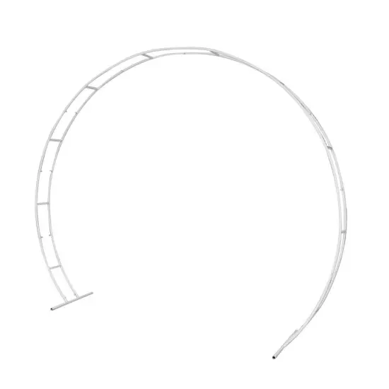 Large Size Metal Arch Wedding Ceremony Rack Wrought Iron Door Decor 7.6*8.9ft {3}