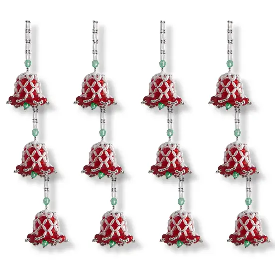 HerrschnersStained Glass Bells Ornament Kit Multi {1}