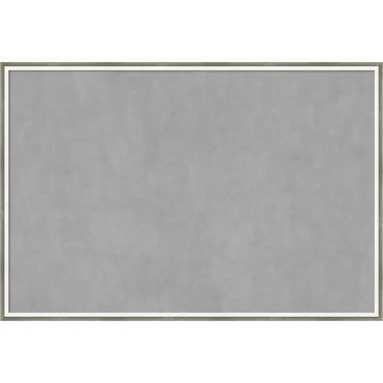 Lucie Wood Framed Magnetic Board Lucie Silver White {1}