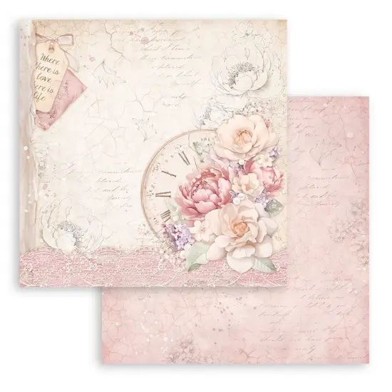 Stamperia Double-Sided Paper Pad 8"X8" 10/Pkg-Romance Forever, 10 Designs/1 Each {4}