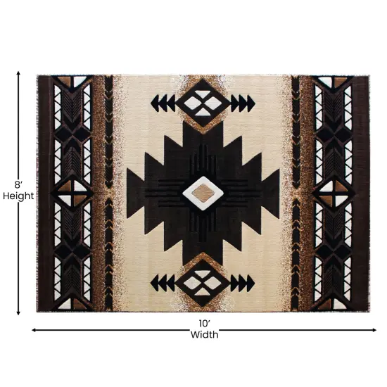 Masada Rugs Southwest Native American Area Rug - Design C318 {5}