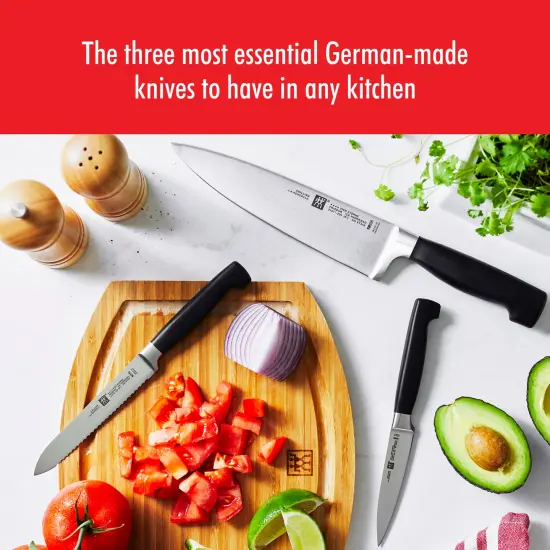 ZWILLING Four Star 3-pc Essentials Starter Knife Set {3}
