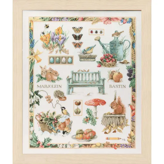 LanArte Four Seasons Counted Cross-Stitch Kit Multi {1}