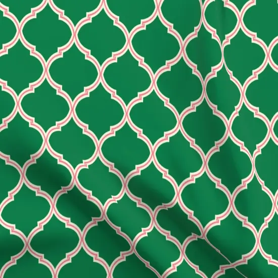 Various Fabrics by the Yard or Fat Quarter Preppy Trellis Watermelon Traditional Grand Millennial Custom Printed Fabric by Spoonflower {5}