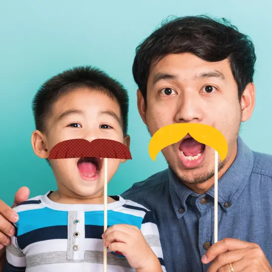 Big Dot of Happiness The Big Game - Red and Yellow - Football Party Photo Booth Props Kit - 20 Count {4}