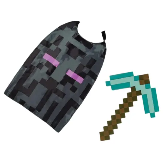 Minecraft Pickaxe and Cape Child Accessory Set {1}