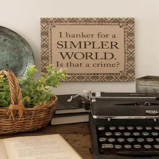 Heritage Lace 14.5" Downton Abbey Life "Simpler World" British Decorative Damask Hanging Wall Art Brown {3}